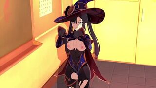 Mona Hentai 3D POV She Rides A Dick To Get All Your Cum Out Of You, Blowjob And Fuck Genshin Impact