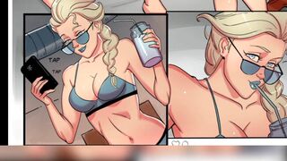 Adult Elsa Loves Getting Fucked at The Gym Porn Parody Comic