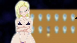 Android 18 Quest for the Balls - Pregnant by a Midget