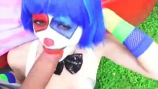 Hot clown Fun POV Blue_blonde