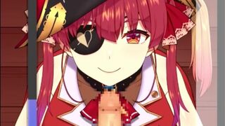 某VTuber 船長の同人エロゲーム 亀頭責め エロアニメ/エロゲーム実況