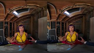 Natural Teen Violet Starr As FAYE VALENTINE Has You For The First Time VR Porn