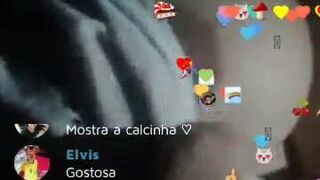 Wife showing off live on Jaumo app