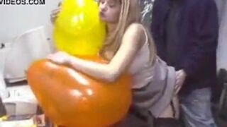 Balloon Sex -- fetish
