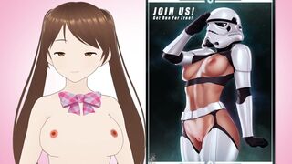 Try Not To Cum Challenge to Hentai Star Wars (Rule 34)