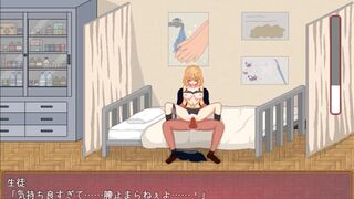 【H GAME】ギャルビッチのドット絵エロアニメーション② エロアニメ/エロゲーム実況