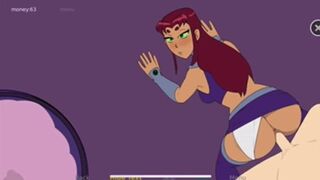 Starfire gets a MASSIVE Creampie by Robin! Teen Titans