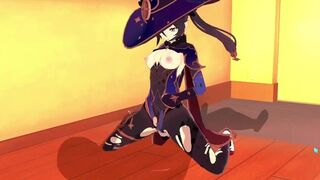 Mona Hentai 3D POV Cowgirl And Sex Standing (Part 4/4) Genshin Impact