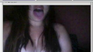 Crazy girl from TEXAS want suck my cock and show big boobs on chatroulette