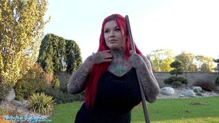 Sabien Demonia Gets her Big Tits out and Pussy Fucked