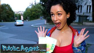 Public Agent - Russian Stacy Bloom with Hairy Pussy Fucked Outdoors