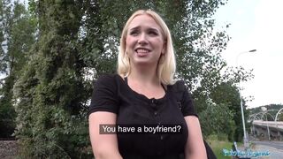 Blonde Teen Russian Vera Jarw Fucked outside