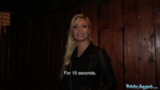 Stunning German Blonde Babe Paid to Fuck