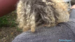 Spanish Shaven Pussy Fucked Outdoors in Public