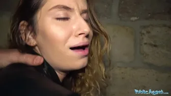 Public Agent - Sexy Models Night Time Public Doggystyle Wall Fuck