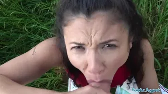 Public Agent - Sexy Spanish Beauty Fucked In A Field For Cash