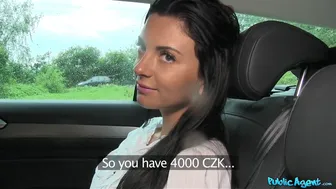 Public Agent - Pretty Babe In Shorts Fucked In A Car