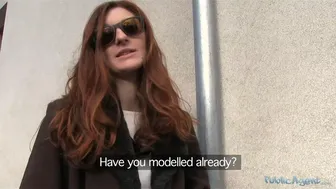 Public Agent - Redhead Ready To Become A Model