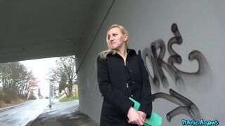 Stairwell Orgasms for Russian Blonde