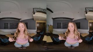 Natural Teen Macy Meadows Fucks In The Classroom For Her Followers VR Porn