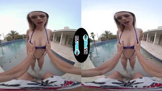 Swim Suit Strip POV VR Porn Fuck With Angel Youngs