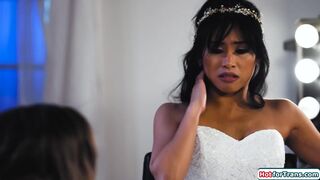 Busty shemale Korra Del Rio fucks bride
