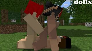 Minecraft porno comic (A MEETING) created by dollx