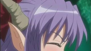 Pregnant anime with bigboobs caught and drilled by tentacles