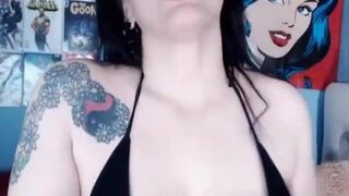 Eat your cum off my tits