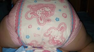 Abdl couple boy girl hump diaper pats tease and play