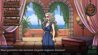 [Gameplay] Game of Whores ep 4 Encontro com Cersei Lannister e Titjob de recompensa