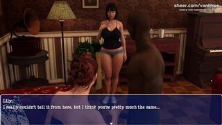 [Gameplay] Lily of the Valley | Hot Big Ass Cheating Wife MILF Sucks Her First Big...