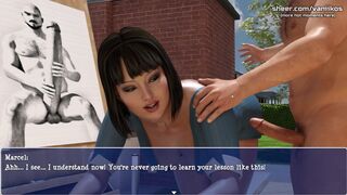 [Gameplay] Lily of the Valley | Big tits MILF in short skirt gets her big fat ass ...