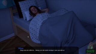 [Gameplay] Passando a Noite com Sara. Boquete, Punheta, Footjob e Sexo não penetra...