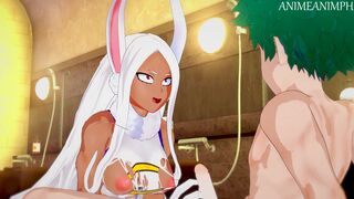 Pro Heroine Mirko Gets Pounded in Missionary by Deku Until Creampie - My Hero Academia Hentai 3d