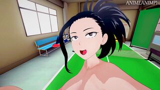 Momo Yaoyorozu Get Fucked by Shoto Todoroki Instead of doing her Homework - MHA Anime Hentai 3d