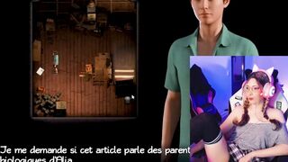 (Part 83) Suite de l'histoire talkshow ( porn game lets play FRENCH ) Treasure of nadia