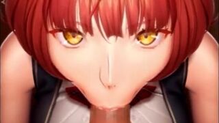 【H GAME】巨乳美女のエッチすぎるフェラ♡ エロアニメ/エロゲーム実況