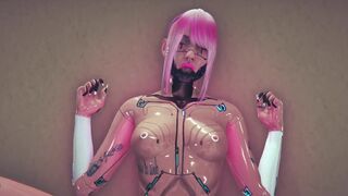 Cyborg Girl has sex in the subway | Cyberpunk 2077 Parody