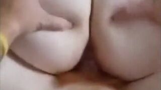 Cuck Watches as Friend crams HUGE COCK in wife's Tiny TIGHT Pussy