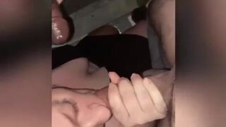 Wife’s first black cock was at a Gloryhole, biggest cock I’ve ever seen. Takes the creampie.