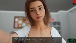 [Gameplay] Milfy City ep 25 Sara pega fazendo Show na WebCam