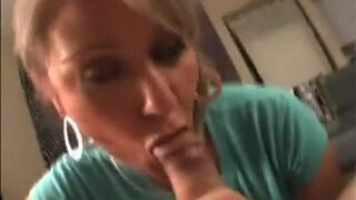 Naughty Holly blowjob & farting on dick