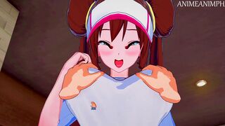 Rosa Mei from Pokemon Accepts to Fuck in Missionary Until Creampie - Anime Hentai 3d Uncensored