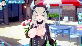 【エロゲーコイカツ！】遊戯王 ドラゴンメイド・チェイム3DCG巨乳アニメ動画[Hentai Game Koikatsu!sunshine YuGiOh! Chamber Dragonmaid]