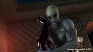 3d big boobs wet pussy fucked by big cock alien