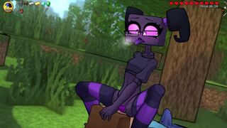 EnderGIRL RIDES My FACE Of ITS BLOCKNESS - Hornycraft Endergirl Route
