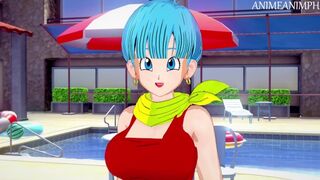 Goku Fucks Milf Bulma Until Creampie during Vacations - Dragon Ball Super Anime Hentai 3d Uncensored