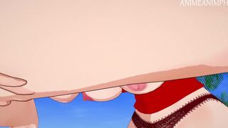 Goku Fucks Milf Bulma Until Creampie during Vacations - Dragon Ball Super Anime Hentai 3d Uncensored