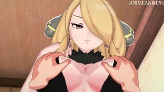 Cynthia Gets Fucked for Pokedollars Until Creampie - Pokemon Anime Hentai 3d Uncensored